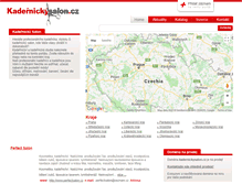 Tablet Screenshot of kadernickysalon.cz